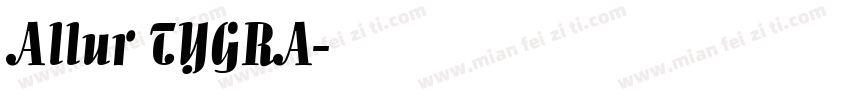 Allur TYGRA字体转换